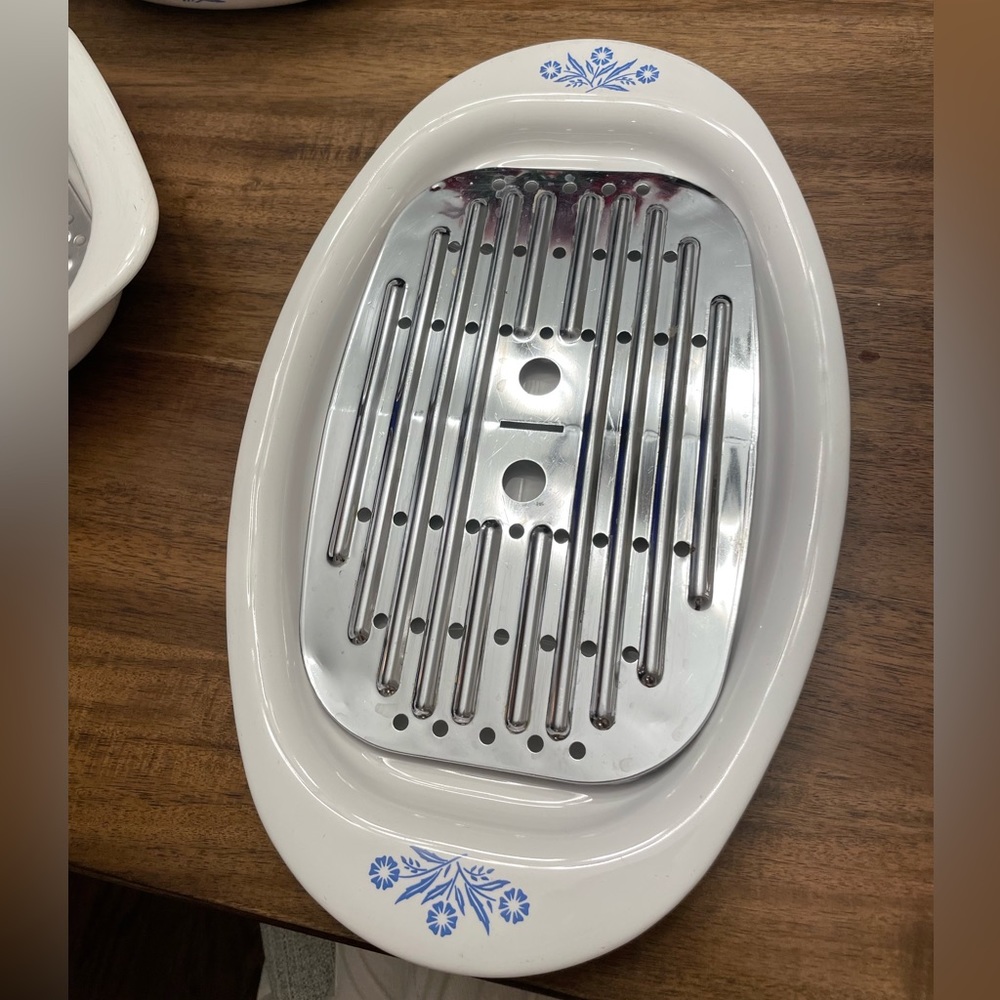 Corningware P-19 Platter with Tray